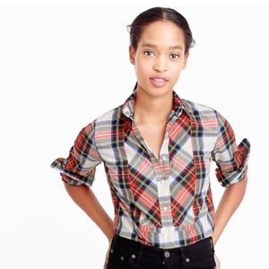 J CREW Button down plaid shirt
